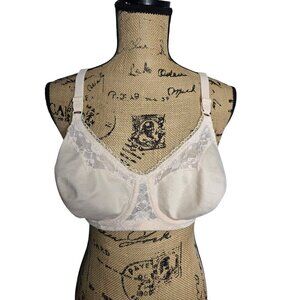 Vintage Playtex Cream Lace Bra 36B